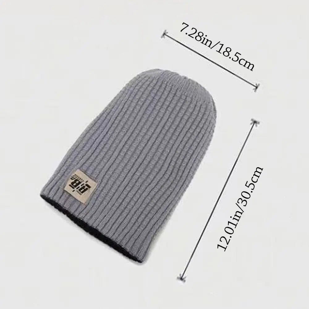 Women's Thickened Knit Beanie Hat with Ear Protection Knit Beanie Hat SWANS