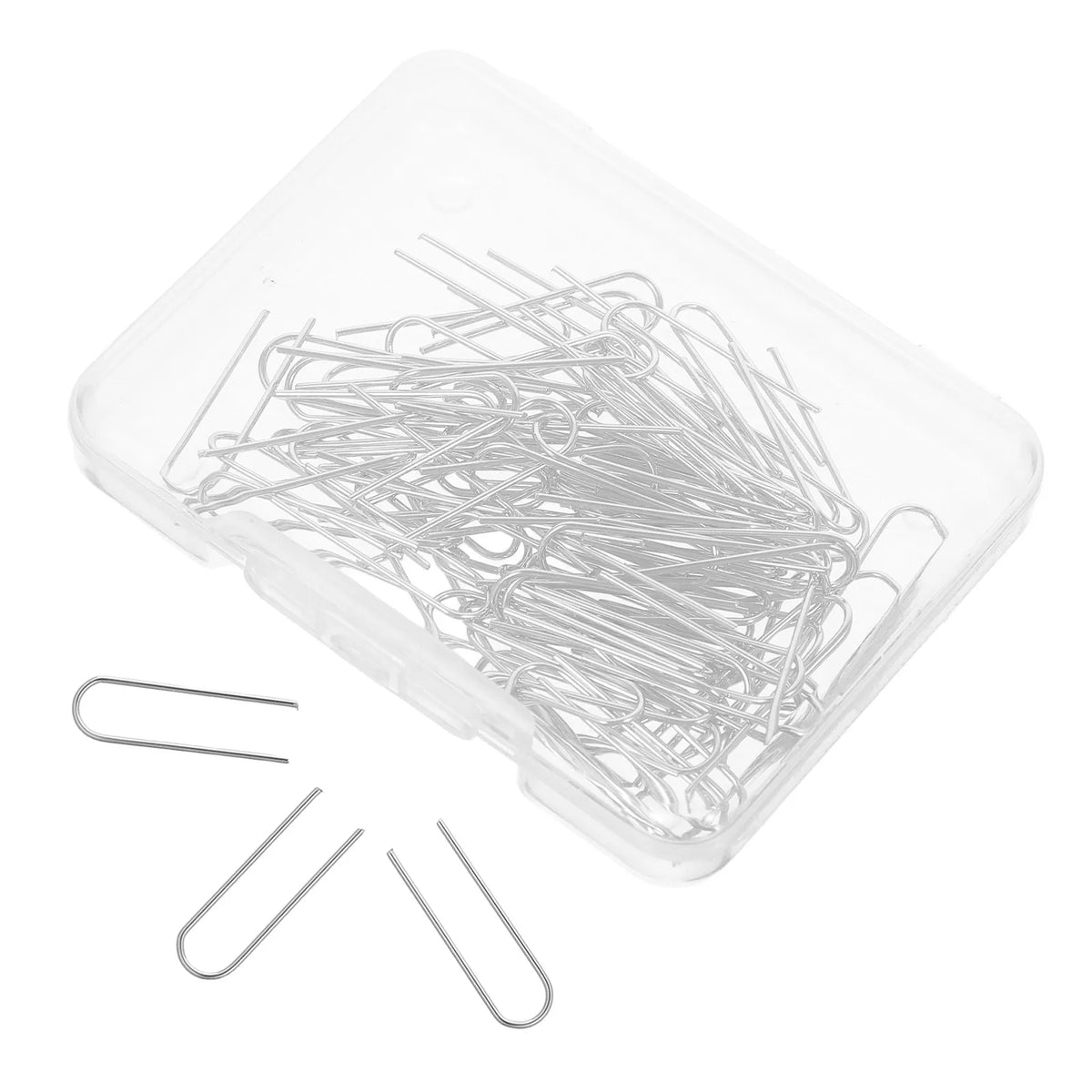 100-Pack Stainless Steel U-Pins for Ceramic, Quilting & Crafts Craft U-Pins SWANS