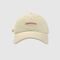 Candy Color Women's Baseball Cap – Letter Embroidery Snapback Baseball Cap SWANS beige Adjustable