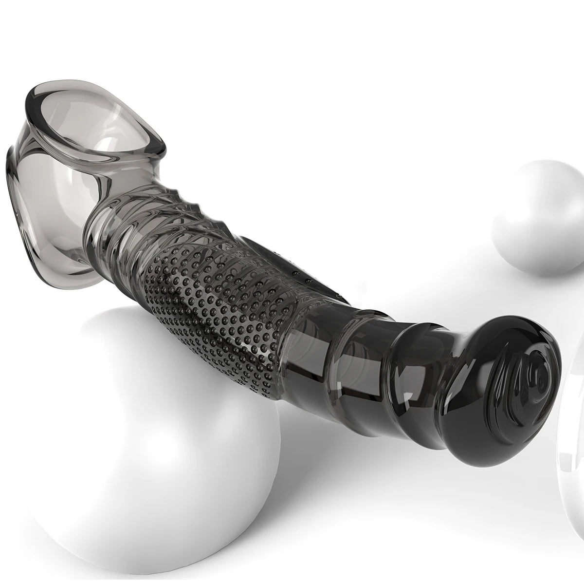Silicone Penis Sleeve & Cock Ring – Reusable Intimate Massager Intimate Sleeve SWANS yiquan