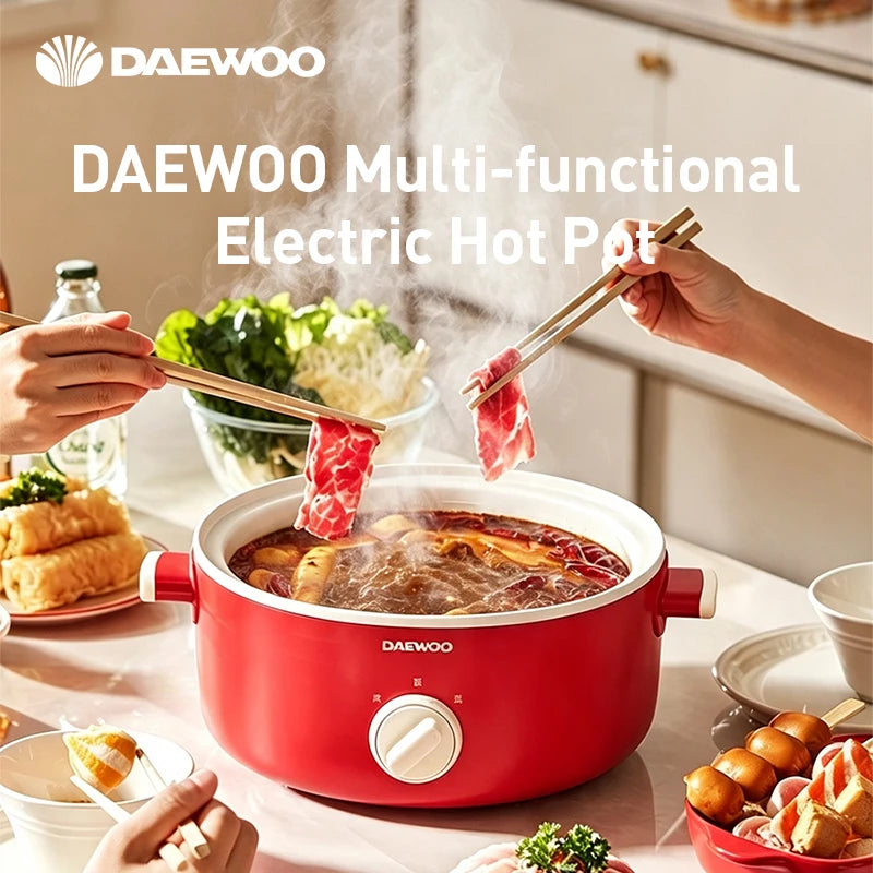 DAEWOO S29 1200W Multi-Function Electric Hot Pot Cooker Electric Hot Pot Cooker SWANS