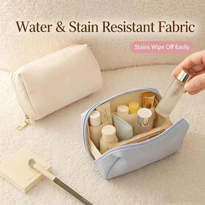 SWANS Waterproof PU Makeup Bag – Large Capacity Travel Organizer Cosmetic Makeup Bag SWANS