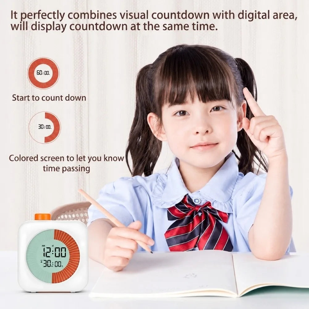 Digital Visual Countdown Timer with Alarm & Progress Bar Visual Countdown Timer SWANS