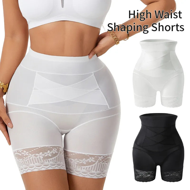 Women's High Waist Shapewear Shorts – Tummy Control & Butt Lifter Shapewear Shorts SWANS