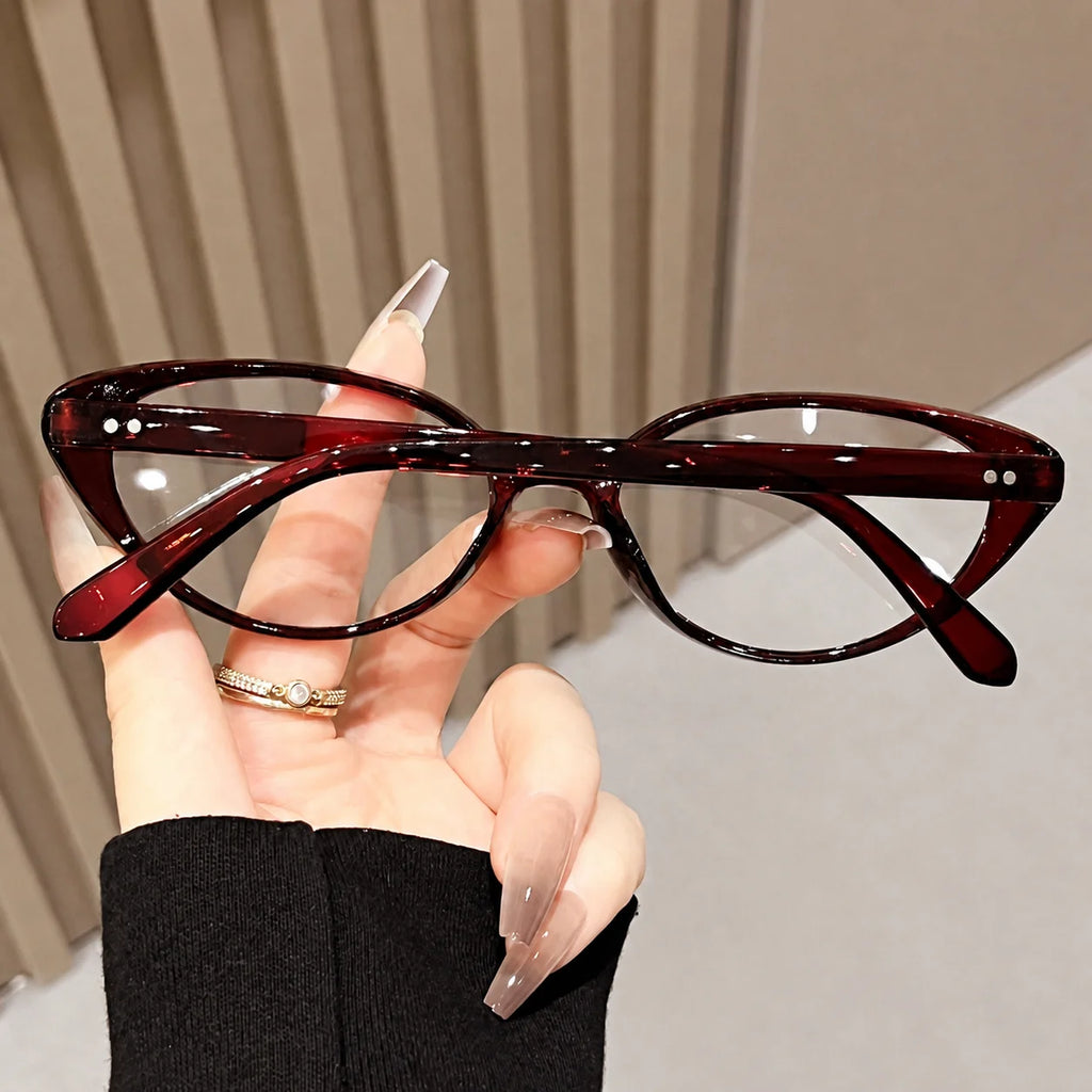 Retro Cat-Eye Blue Light Blocking Glasses – Lightweight PC Blue Light Glasses SWANS
