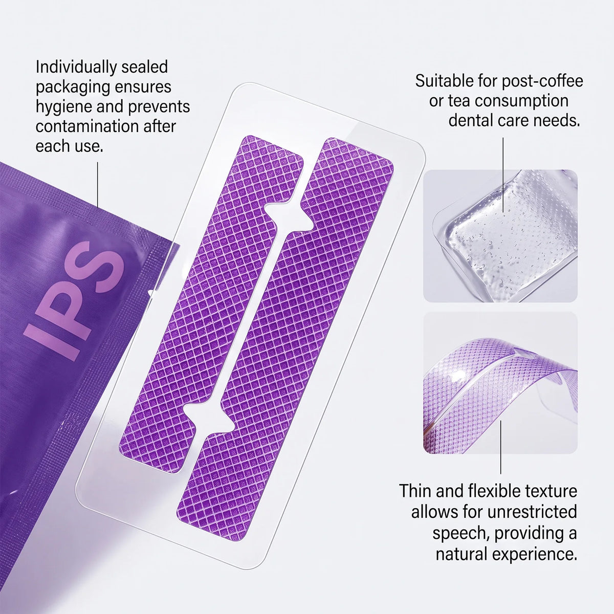PAP+ Teeth Whitening Strips 28 Pcs | Sensitive Gums Safe Teeth Whitening Strips SWANS