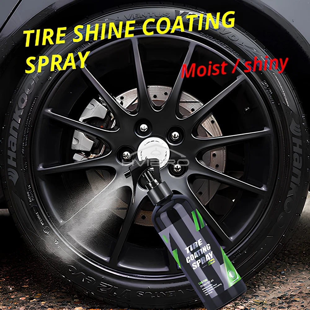 HVIERO S22 Tire Shine Coating Spray – Hydrophobic Sealant Wax Tire Shine Spray SWANS