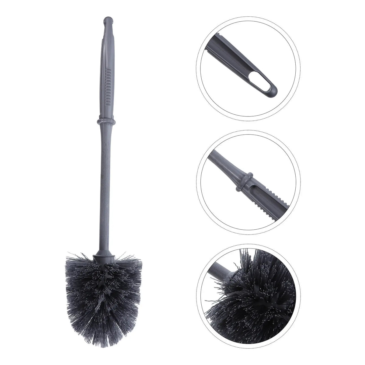 SWANS Wall Mounted Toilet Brush – Long Handle Deep Scrubber Toilet Brush SWANS