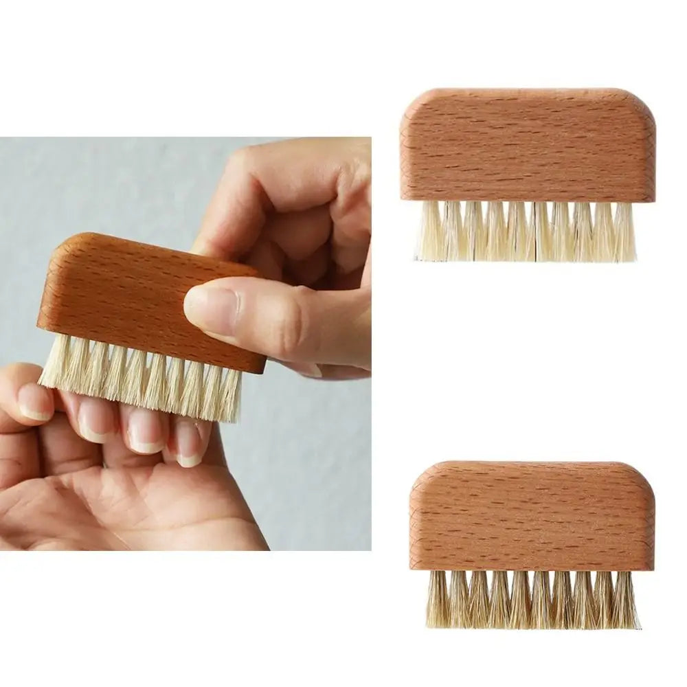 SWANS Wood Nail Cleaning Brush – Mini Multi-Purpose Dust Brush Nail Cleaning Brush SWANS