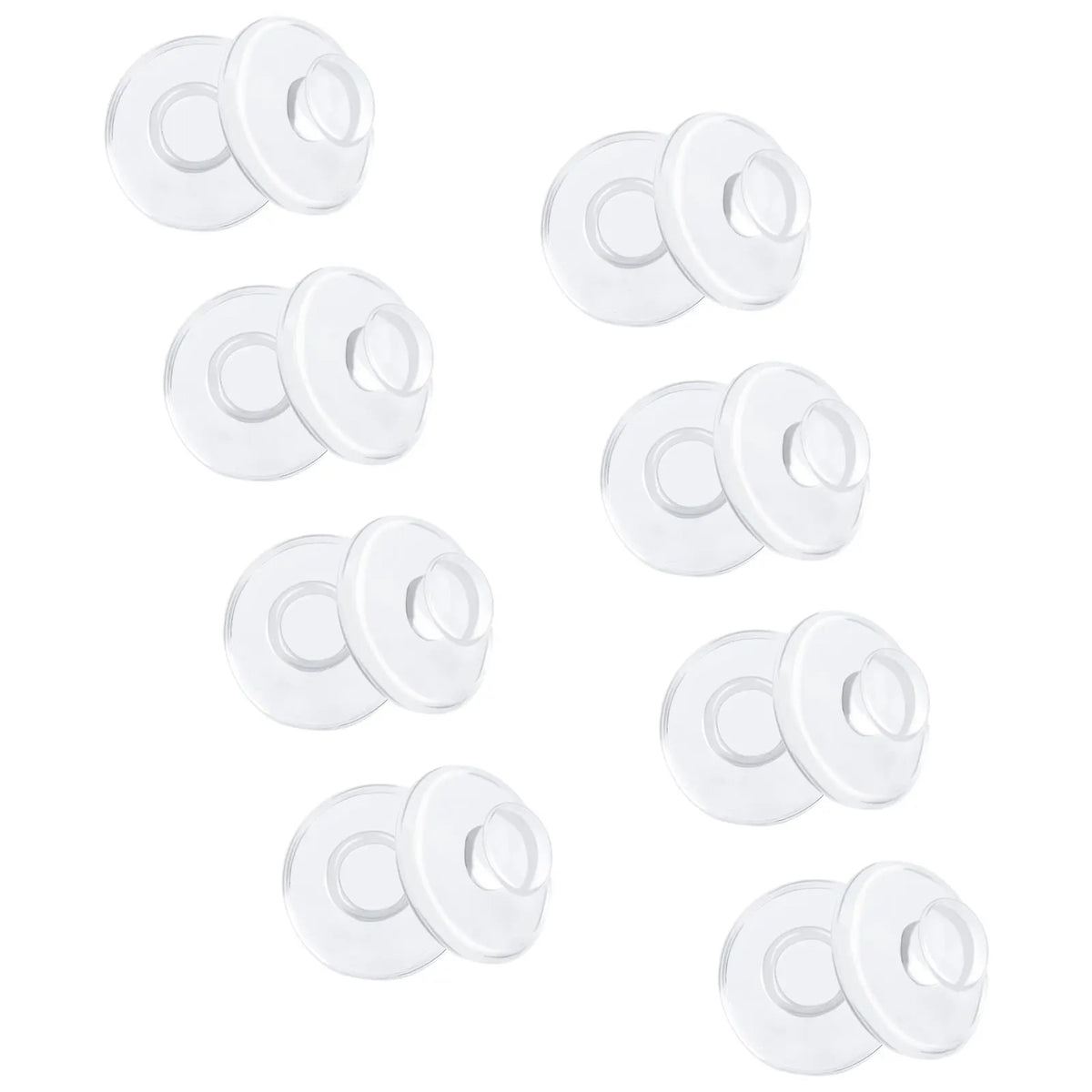 Silicone Push-In Nose Pads 9mm – Glasses & Sunglasses Eyewear Nose Pads SWANS 8 Pairs
