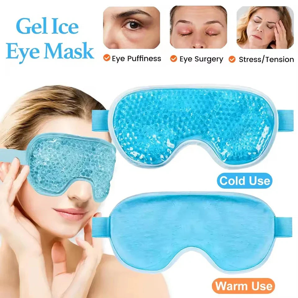 Reusable Gel Eye Mask – Hot & Cold Compress for Puffy Eyes Gel Eye Mask SWANS