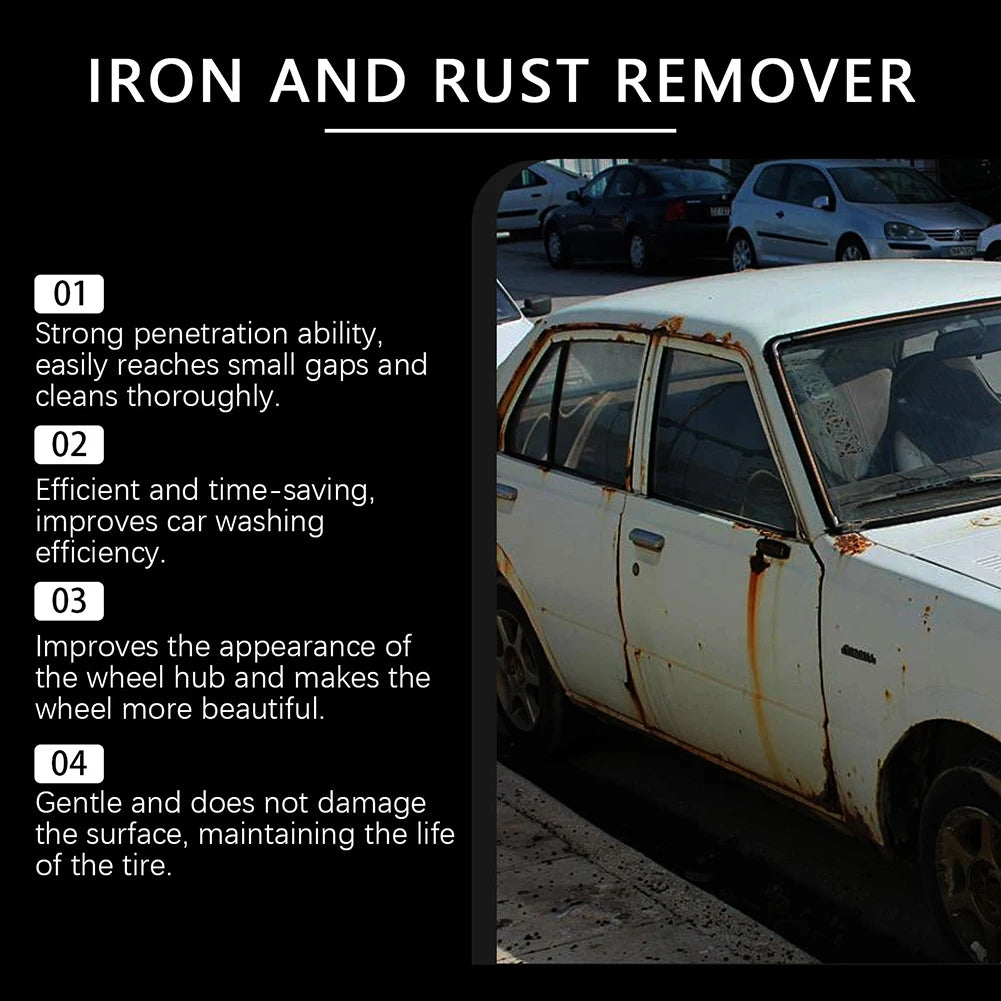 SWANS Car Wheel Rust Remover Spray – Alloy Rim Cleaner 120ml Wheel Rust Remover SWANS