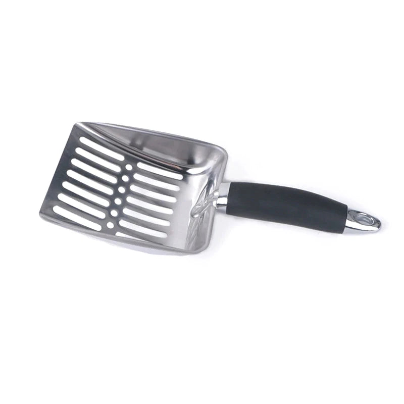 SWANS Stainless Steel Long Handle Cat Litter Scoop Cat Litter Scoop SWANS Silver