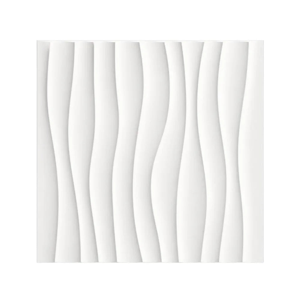 White 3D PVC Wall Panel 50x50cm – Embossed Photography Backdrop Photography Backdrop Panel SWANS 1