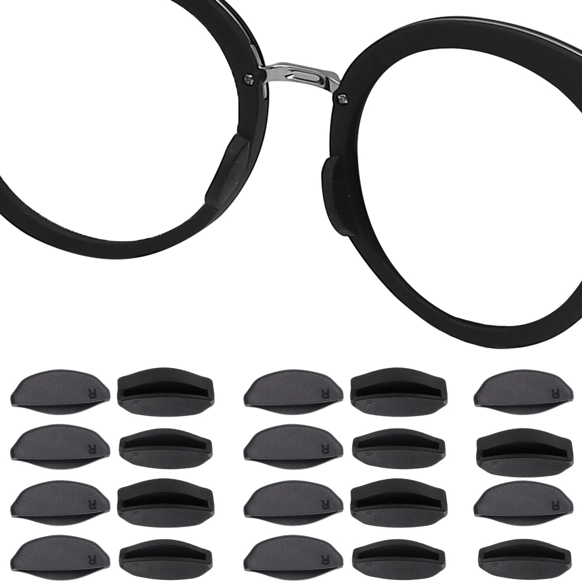Silicone Nose Pads for Oakley Spindrift & Side Swept Frames Eyewear Nose Pads SWANS 5 Pairs
