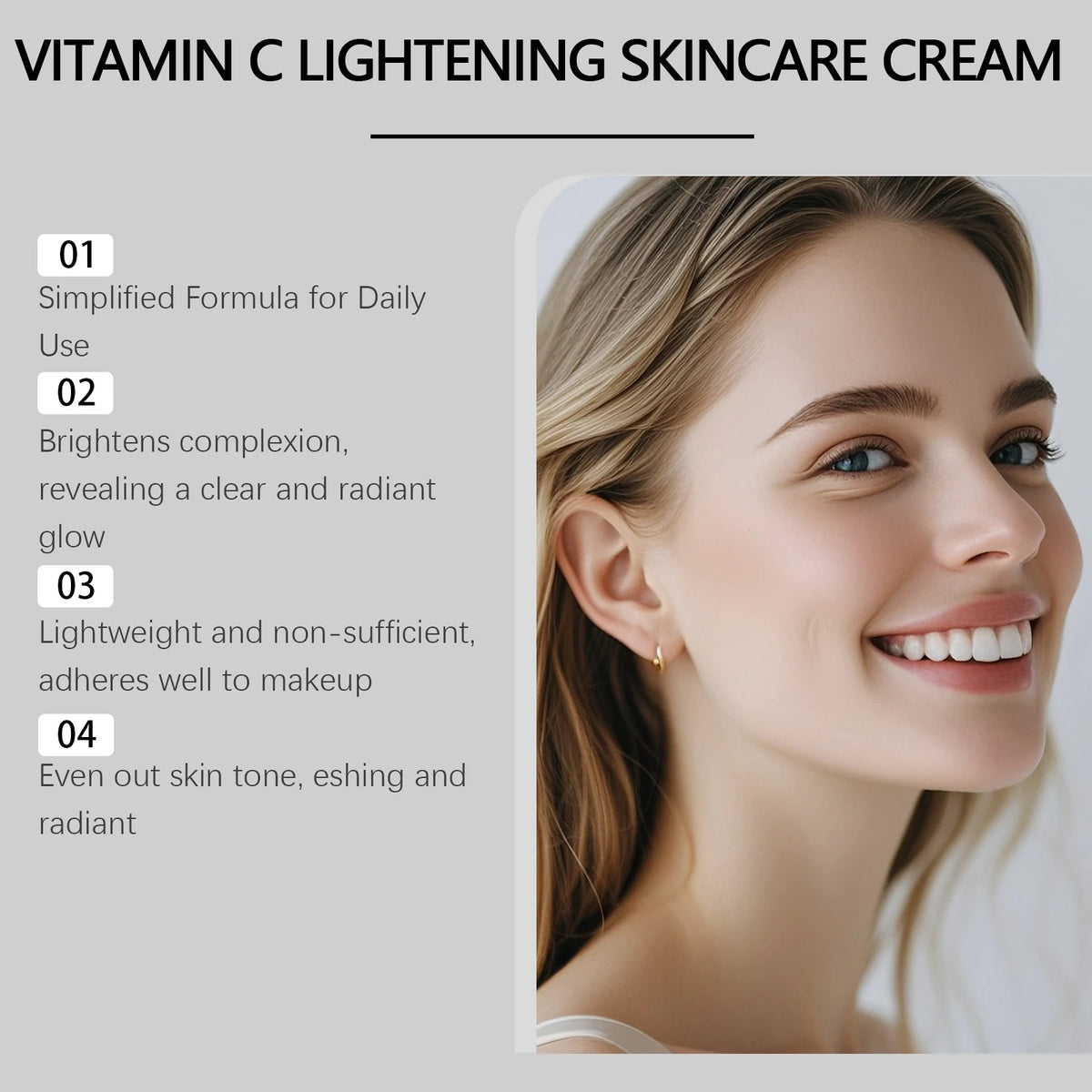 SWANS Vitamin C Day & Night Cream – Brightening & Hydrating Brightening Face Cream SWANS