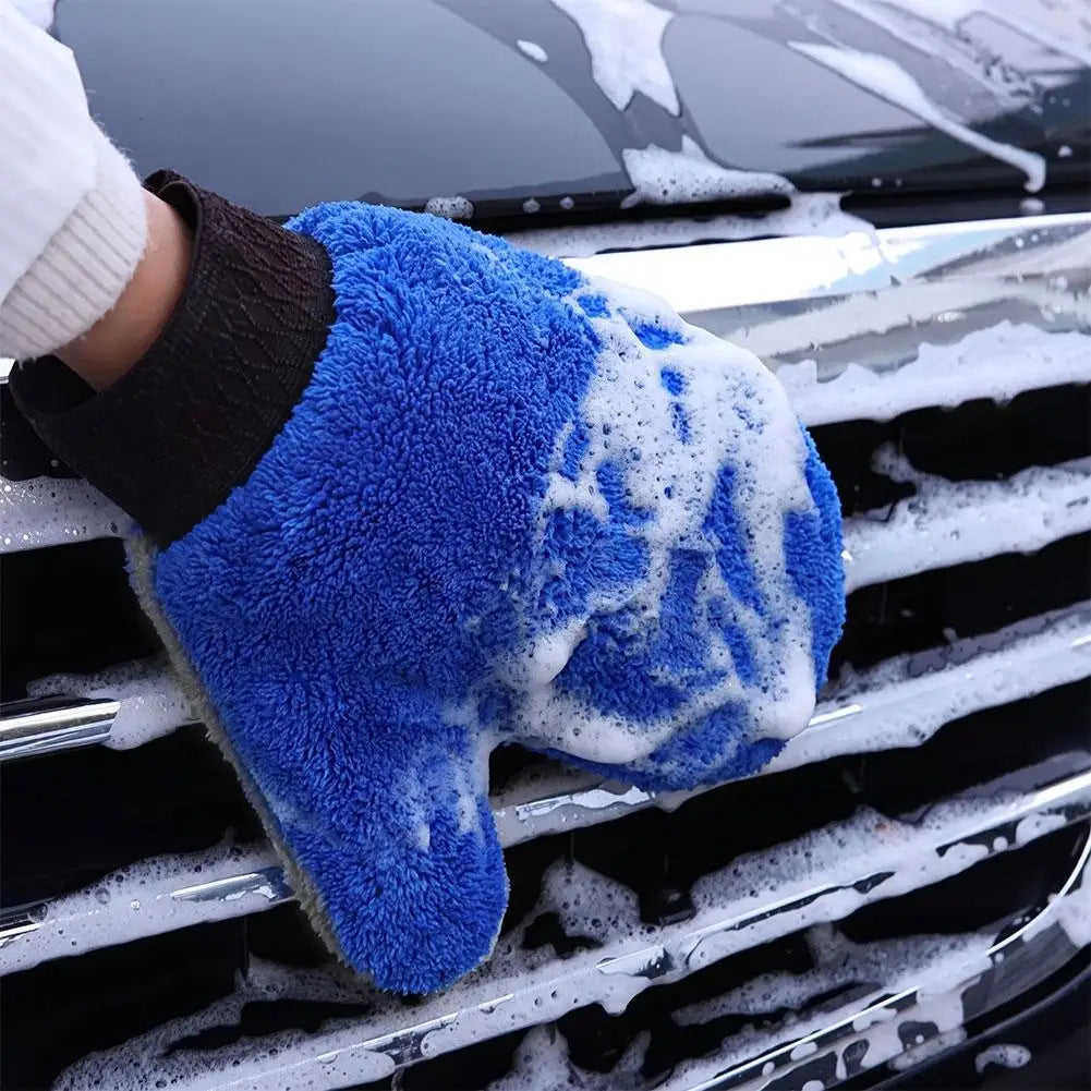 SWANS Microfiber Car Wash Gloves – Scratch-Free Detailing Car Wash Gloves SWANS