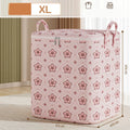 Foldable Clothes Storage Bins with Handle – Large Capacity Clothes Storage Bin SWANS XL-45x60x60cm