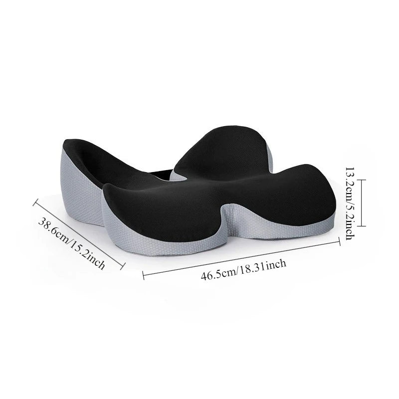 SWANS Ergonomic Memory Foam Butterfly Seat Cushion | Office & Car Memory Foam Seat Cushion SWANS