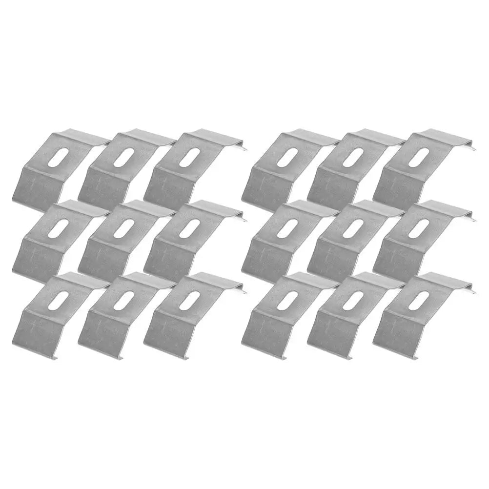 20-Pack Iron Vertical Blind Mounting Brackets & Clips Blind Mounting Brackets SWANS