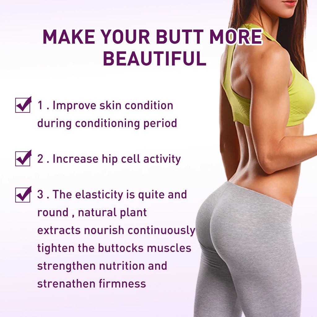 Hip Lifting Firming Massage Oil – Natural Plant Formula Body Massage Oil SWANS