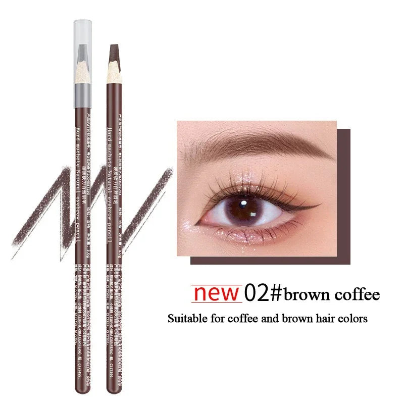 Waterproof Microblading Eyebrow Pencil – Long-Lasting Brow Define Eyebrow Pencil SWANS 2 brown coffee