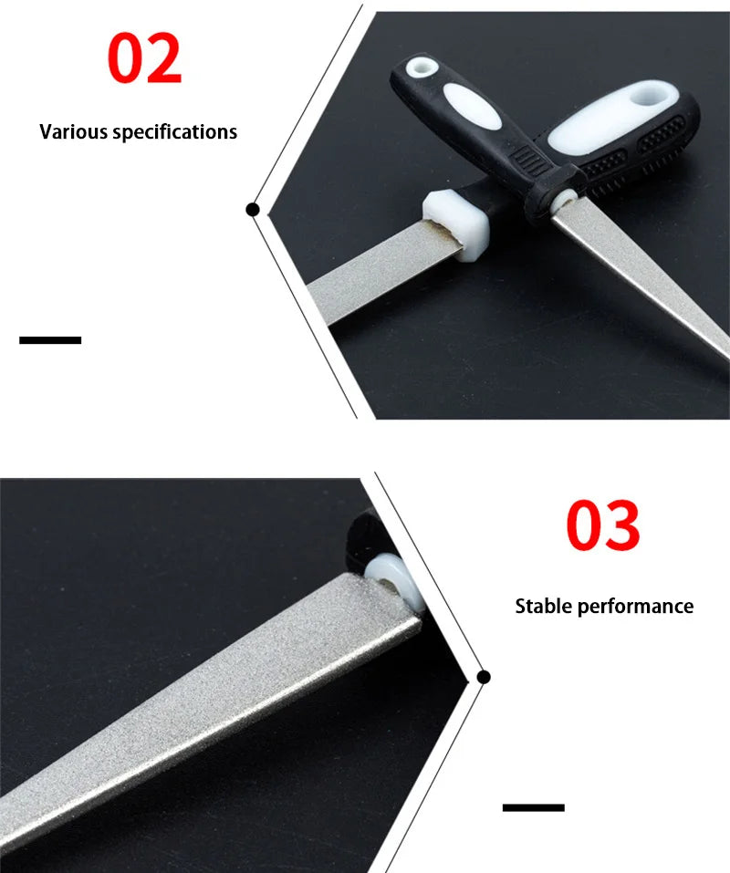 XMSJ Double-Sided Diamond Sharpening Stone – Knife Sharpener Diamond Knife Sharpener SWANS