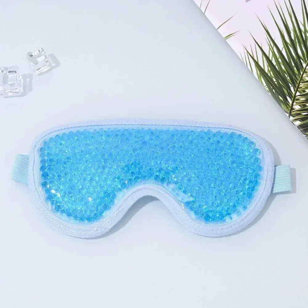 Reusable Gel Eye Mask – Hot & Cold Compress for Puffy Eyes Gel Eye Mask SWANS Blue
