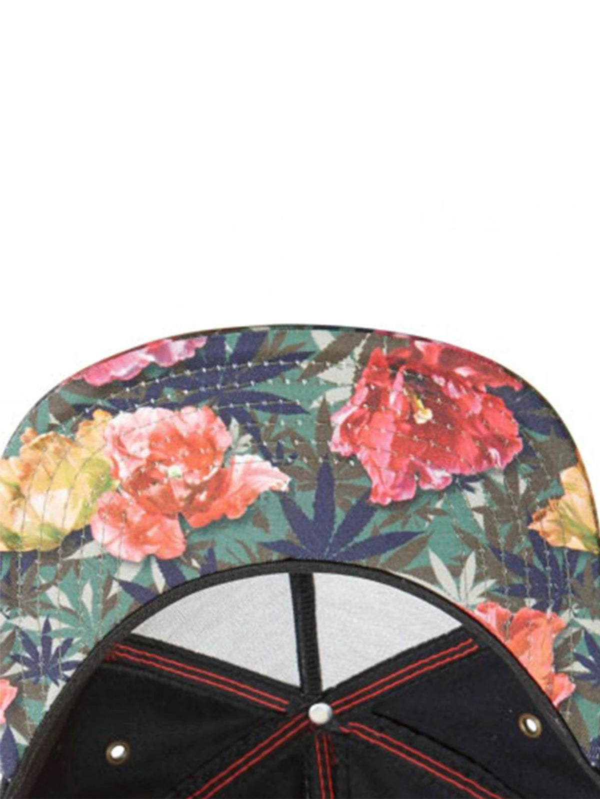 Flower Embroidered Snapback Baseball Cap – Unisex Adjustable Snapback Baseball Cap SWANS