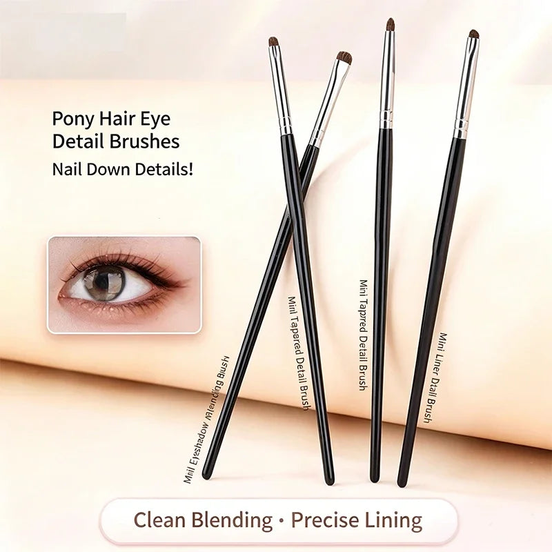 Precision Eye Detail Makeup Brushes – Shadow, Liner & Highlight Eye Makeup Brush SWANS