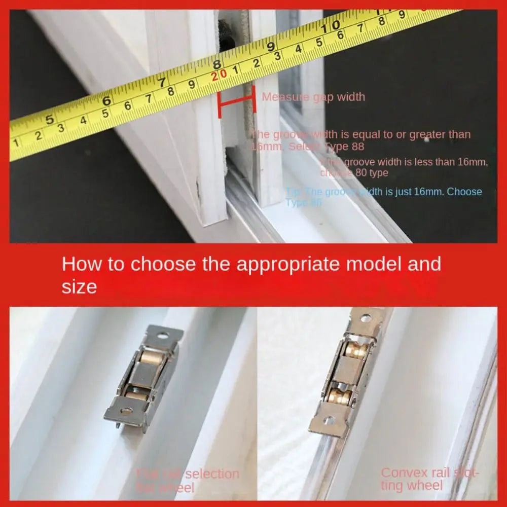 Stainless Steel Sliding Door Window Roller Pulley Hardware Door Roller Pulley SWANS 1