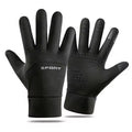 Windproof Waterproof Touch Screen Gloves – Running & Cycling Outdoor Sport Gloves SWANS Black XL