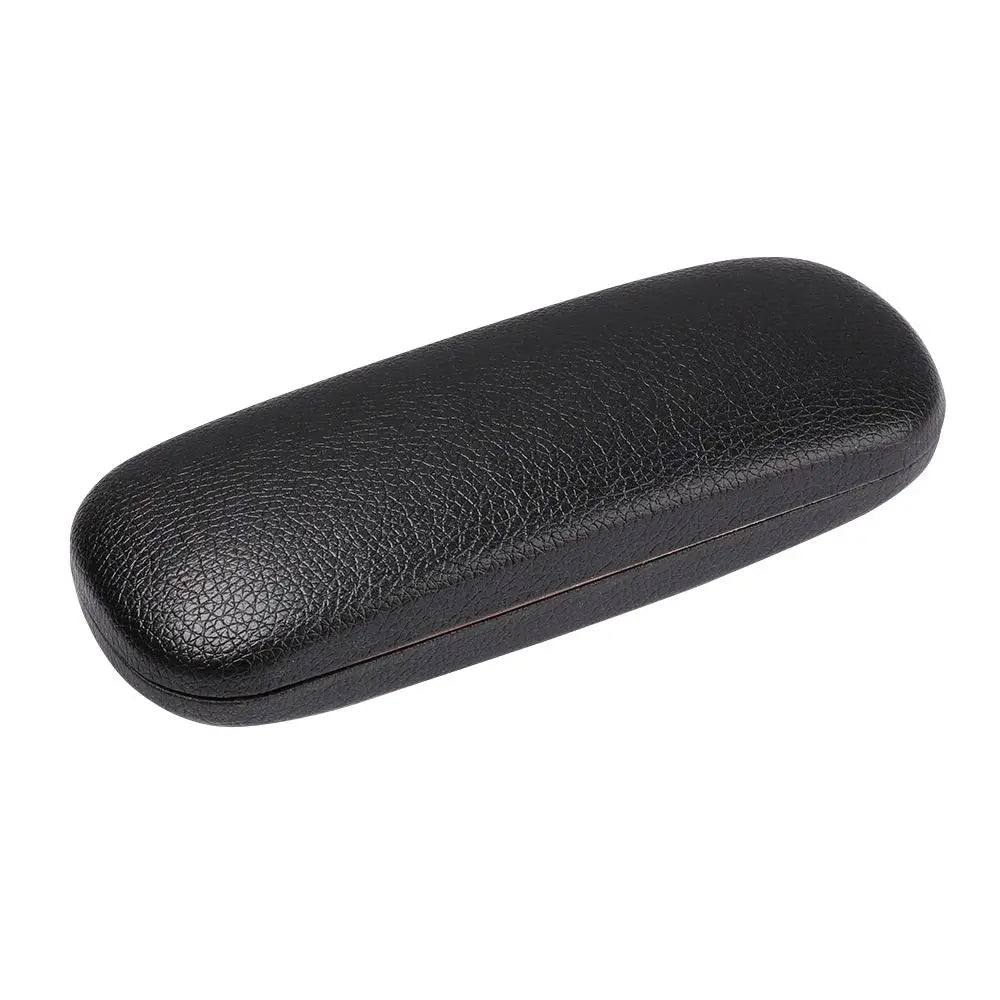 PU Leather Hard Eyeglass Case – Waterproof Glasses Box Eyeglass Case SWANS black