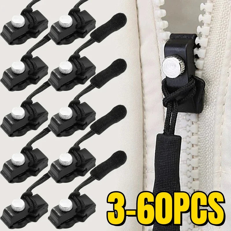 Universal Zipper Repair Kit – Replacement Slider Pulls 3–60 Pack Zipper Repair Kit SWANS