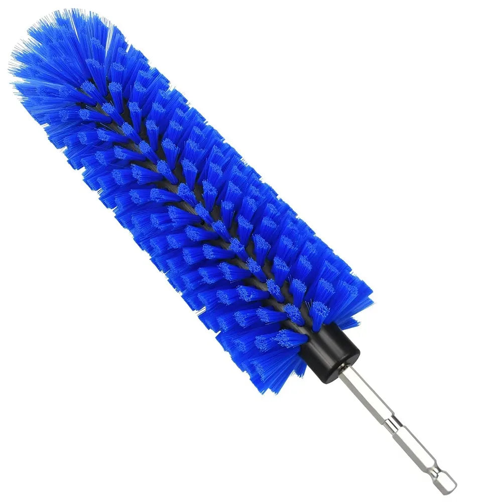 SWANS Nylon Drill Brush Attachment 1/4" Hex Power Scrubber Drill Cleaning Brush SWANS Blue