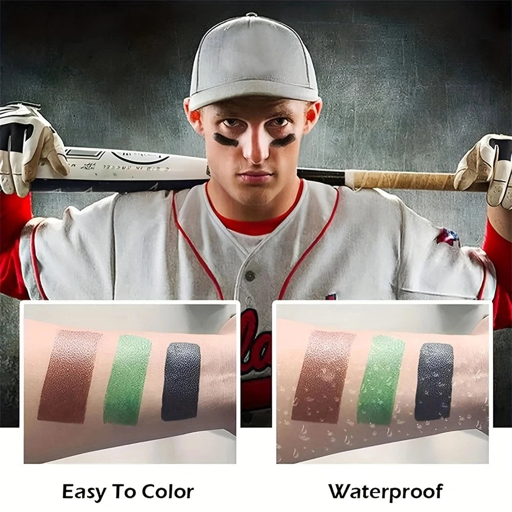 3-Color Camouflage Face Paint Kit – Tactical Outdoor Body Paint Camouflage Face Paint SWANS