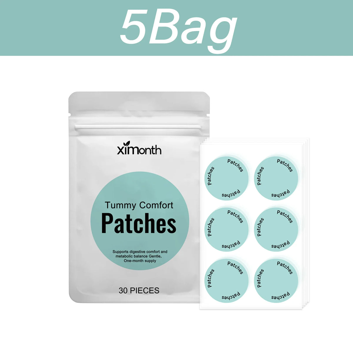 Ximonth Body Firming Patch – Breathable Skin-Friendly Care Body Care Patch SWANS 5bag