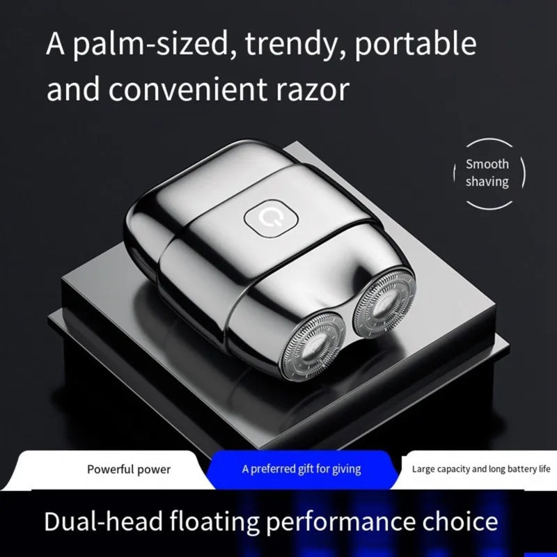 SWANS Dual-Head Electric Shaver – Waterproof Travel Razor Electric Shaver SWANS