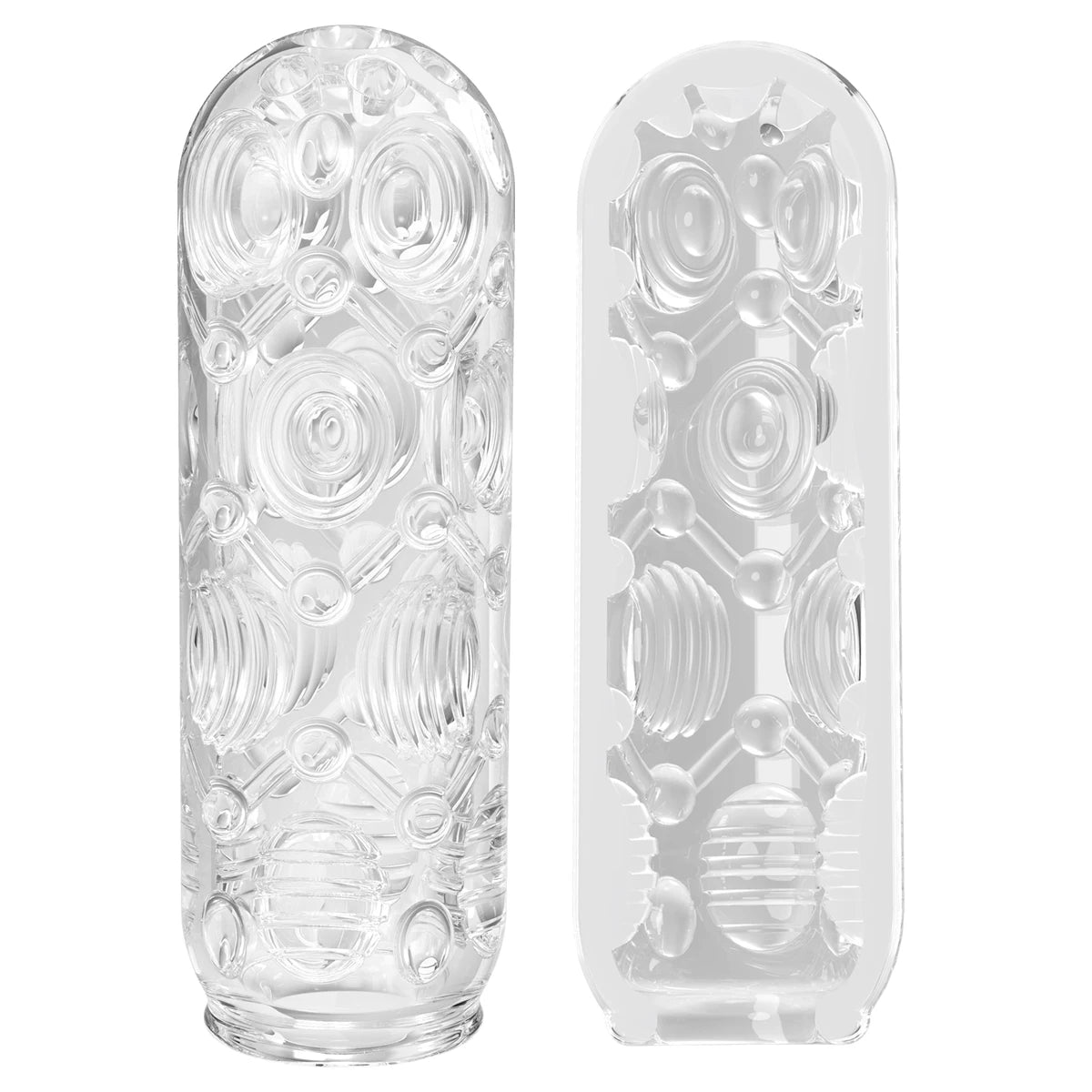 Men's Transparent TPE Stroker Cup – Soft Realistic Texture Male Stroker Cup SWANS