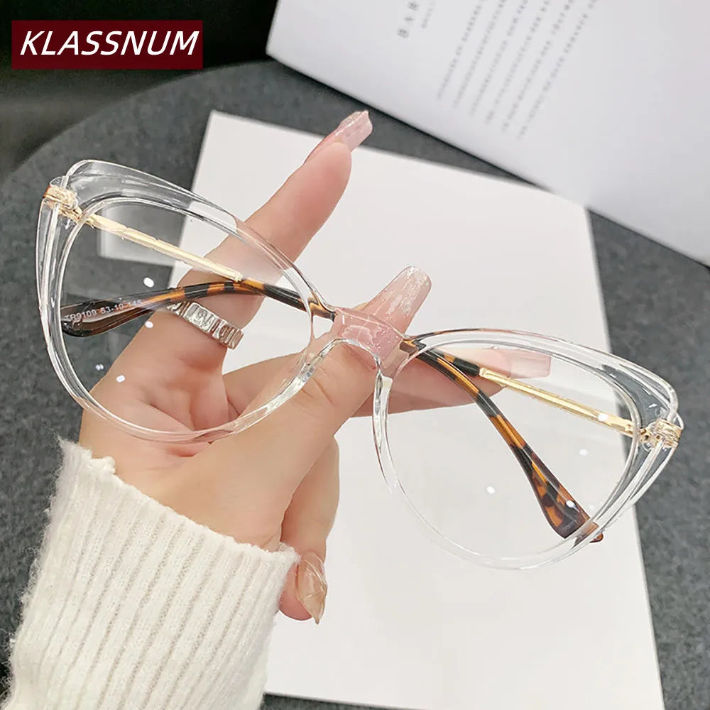 Cat Eye Blue Light Blocking Glasses – Unisex Flat Eyewear Blue Light Glasses SWANS