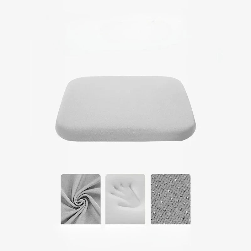 SWANS Memory Foam Seat Cushion – Ergonomic Office & Car Support Memory Foam Cushion SWANS Light Grey Polyester Four Seasons