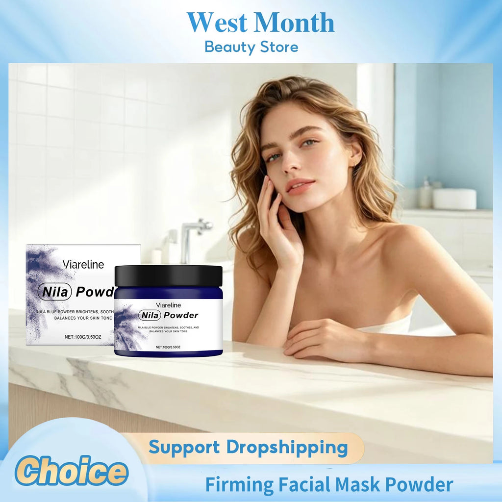 VIARELINE Firming Facial Mask Powder – Brightening & Hydrating Facial Mask Powder SWANS