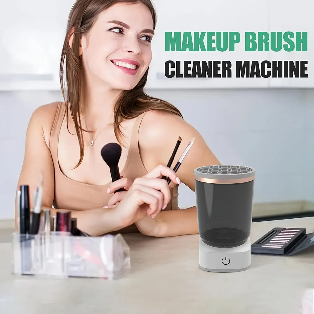 Electric Makeup Brush Cleaner – Auto Deep Clean All Brushes Makeup Brush Cleaner SWANS