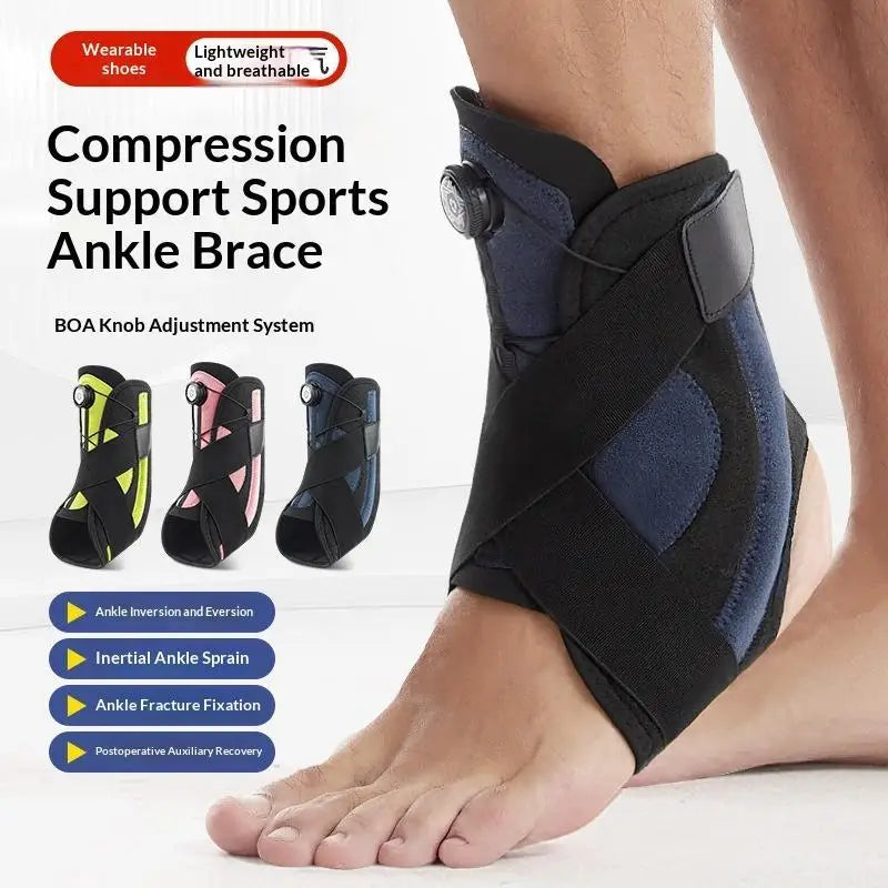 YOVIP BOA Adjustable Ankle Brace – Compression Support Strap Ankle Support Brace SWANS