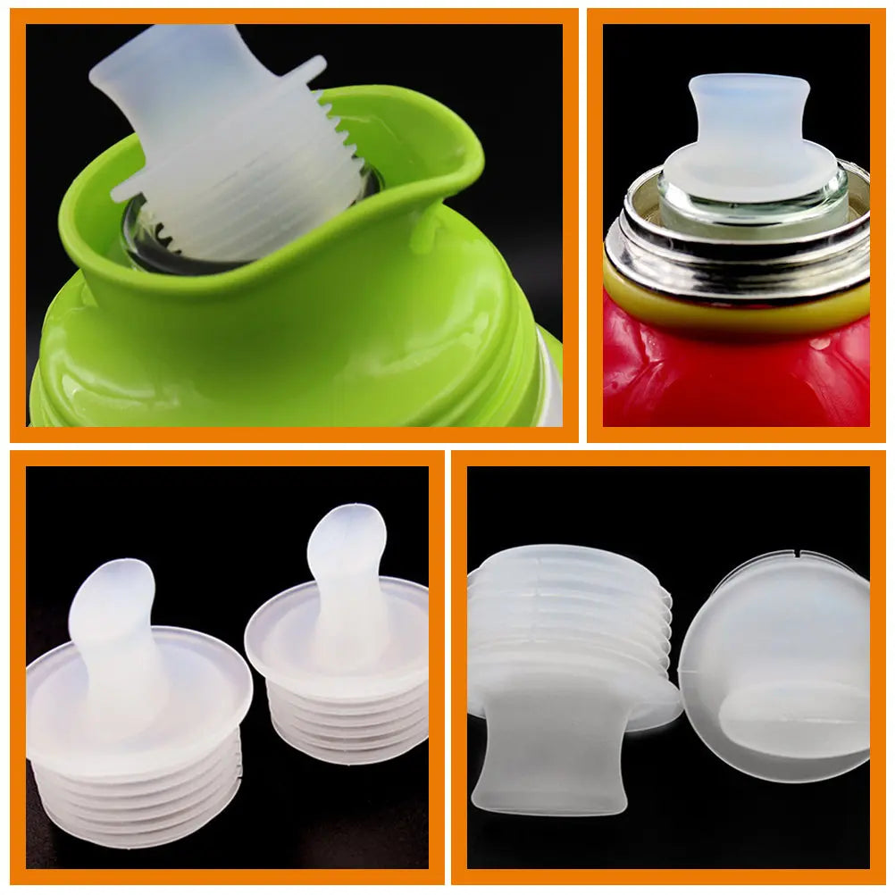 Silicone Bottle Stopper Heat-Resistant Kettle Plug Flask Cap Bottle Stopper Cap SWANS