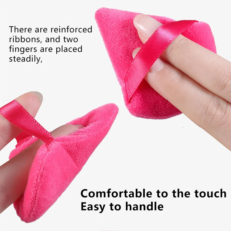 Triangle Crystal Velvet Makeup Sponge Puff – 2/5/10 Pack Makeup Sponge Puff SWANS