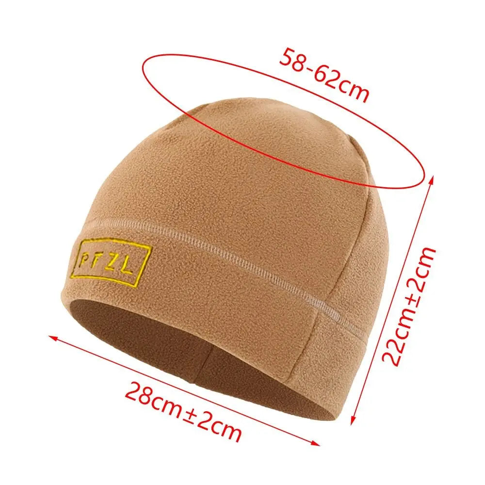 Windproof Fleece Beanie Hat – Unisex Cuffed Skullcap Fleece Beanie Hat SWANS