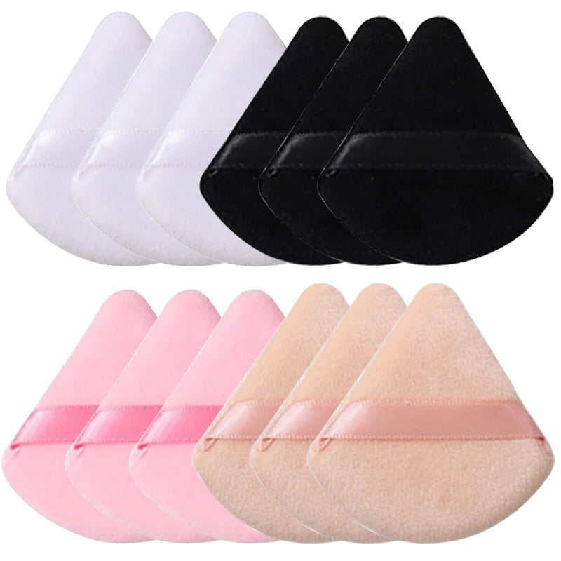 Triangle Crystal Velvet Makeup Sponge Puff – 2/5/10 Pack Makeup Sponge Puff SWANS