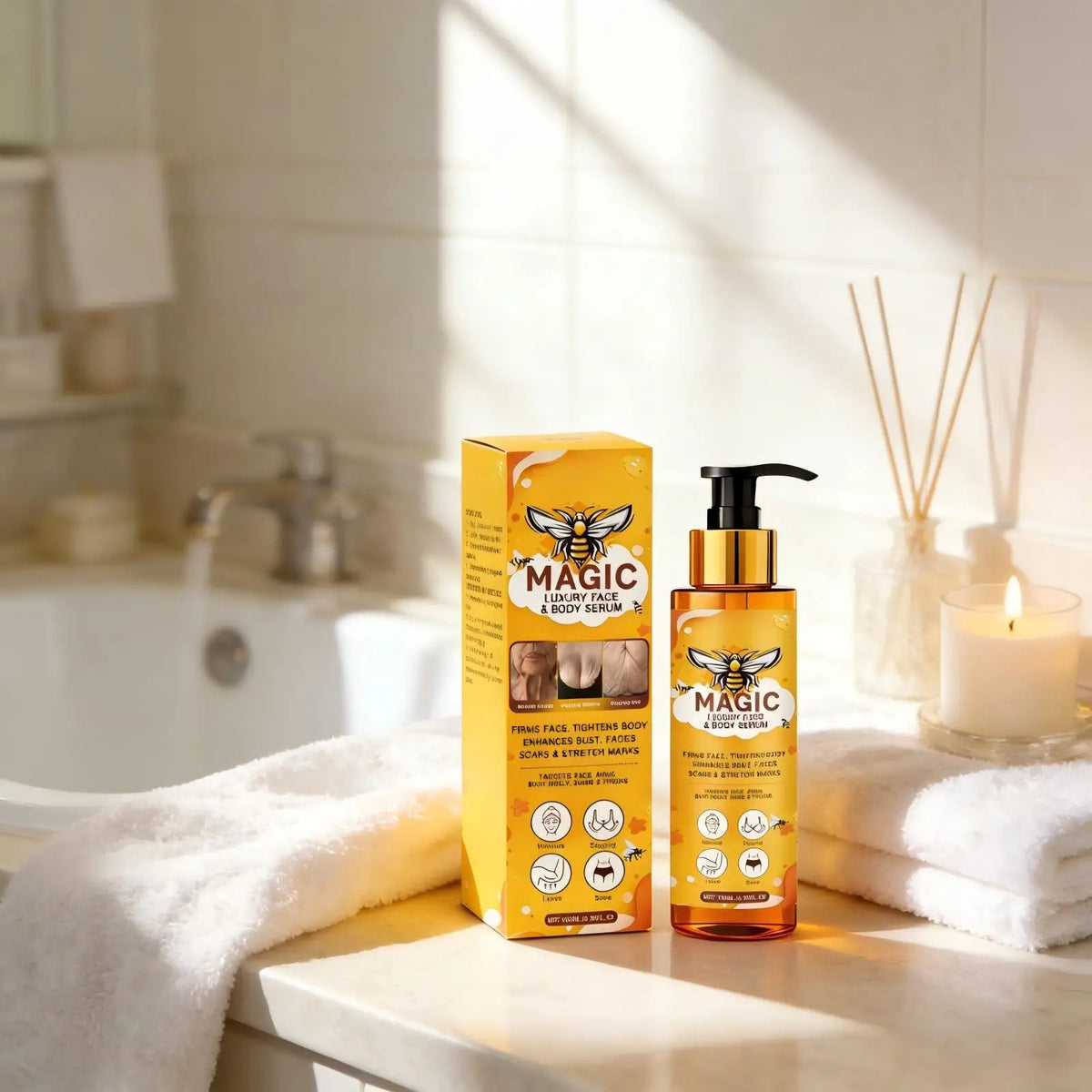 Bee Venom & Hyaluronic Acid Body Serum – Firming Skin Body Firming Serum SWANS