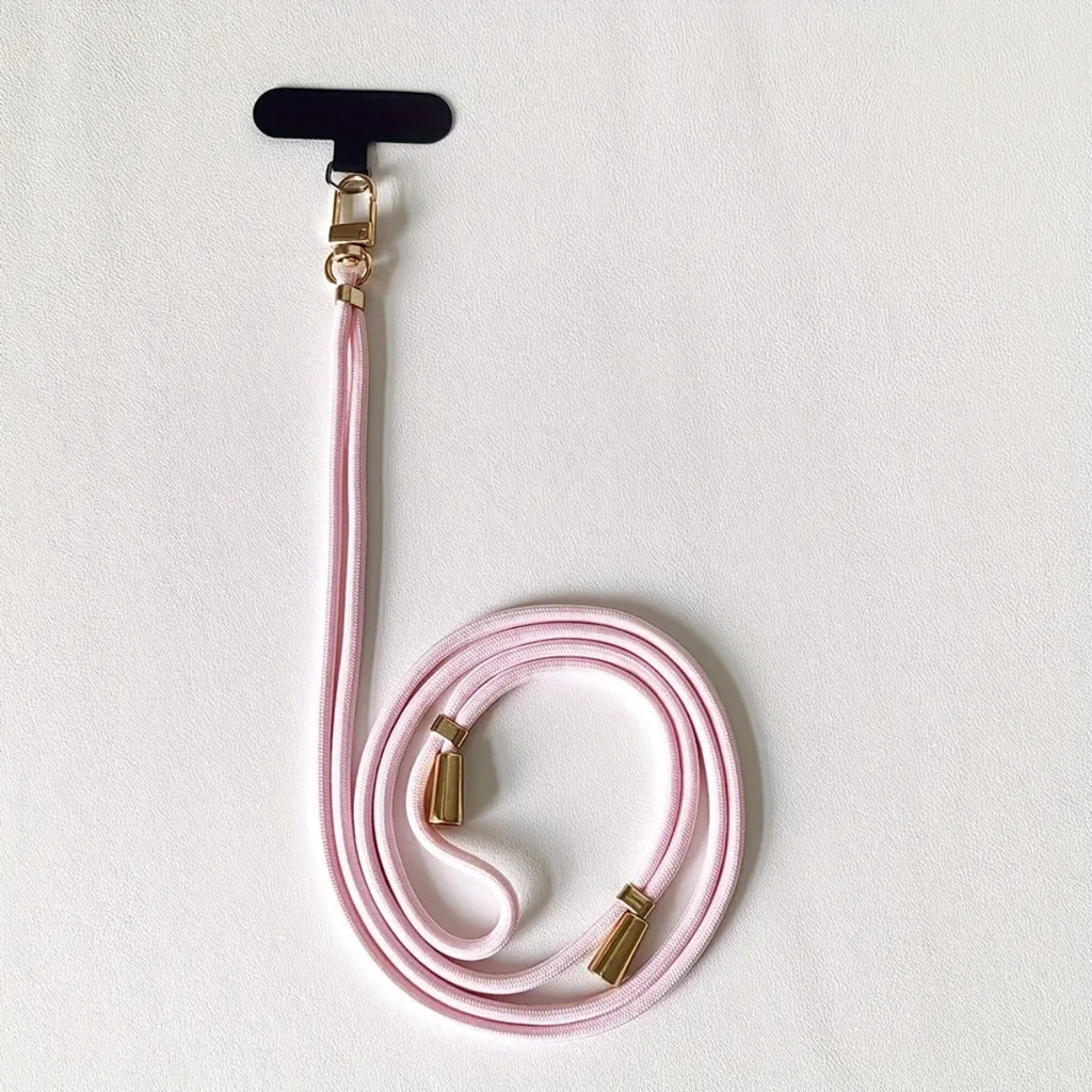 Adjustable Crossbody Phone Strap Gold Buckle – Hands-Free Crossbody Phone Strap SWANS